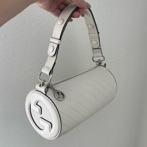 $3,500 New GUCCI Blondie White Cream Tube Bag Bullet Purse GG Logo Sale